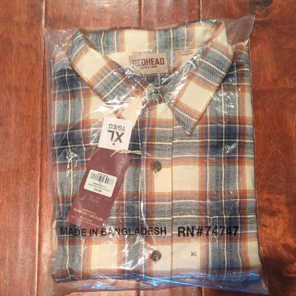 RedHead Plaid Flannel Shirt XL - Picture 1 of 1